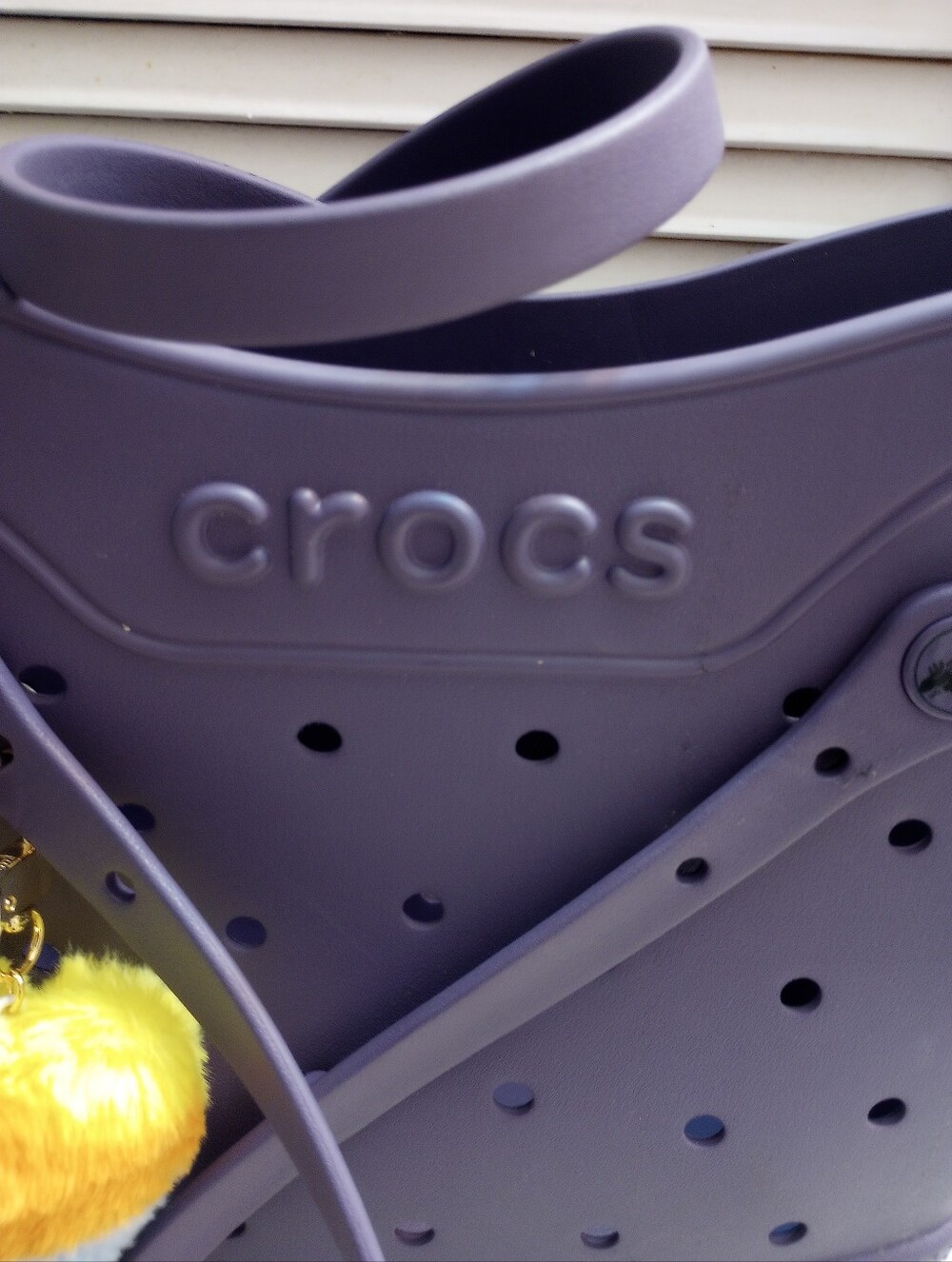 Crocs Classic Medium Lavender Tote Bag - Picture 3 of 9